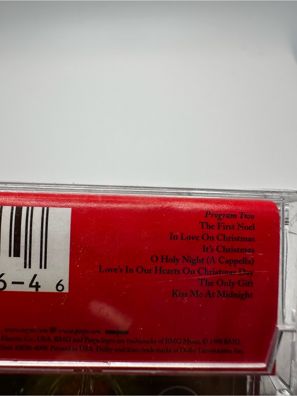 NSYNC Home For Christmas Cassette Tape Home Collector’s Item Vintage - Picture 4 of 4